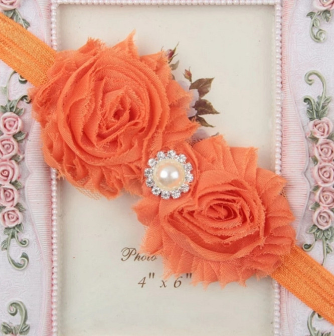 Повязка детская на голову one size оранжевый Киев - изображение 1