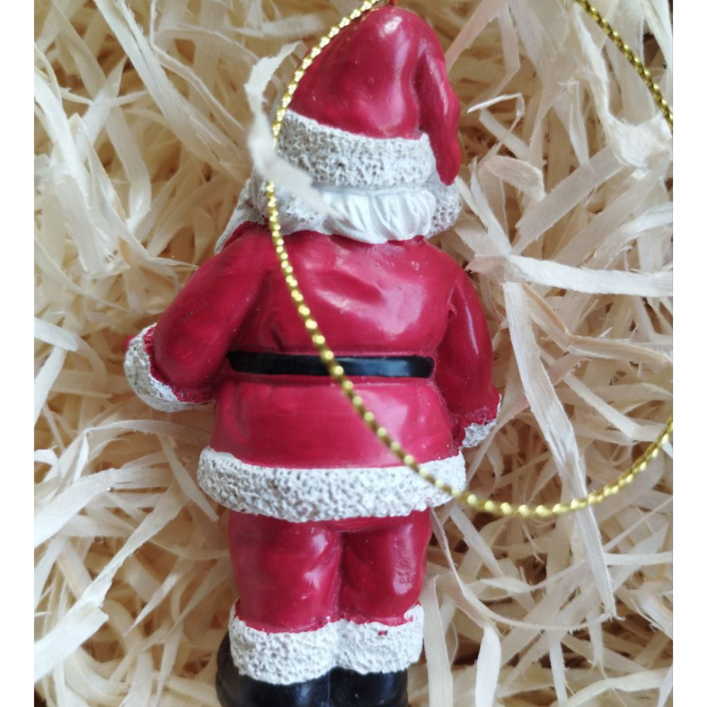 Новогодние елочные игрушки из полистоуна. Ёлочные украшения. Винтажные елочные игрушки из полистоуна Санта-Клаус Одесса - изображение 4