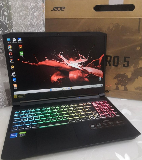 Новый Ноутбук: ACER NITRO 5/144Hz.RTX3060/ i5-11400H/ RAM16GB/ SSD512Gb. Киев - изображение 1