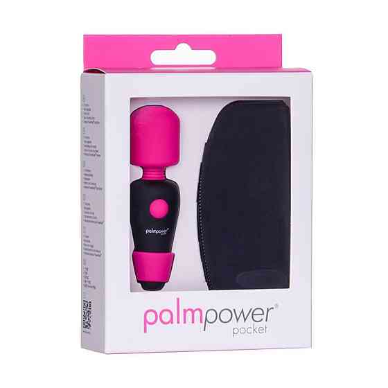 Мінівібромасажер PalmPower Pocket із чохлом на блискавці, водостійкий, перезаряджуваний, довжина 9 с Sex Aura Київ