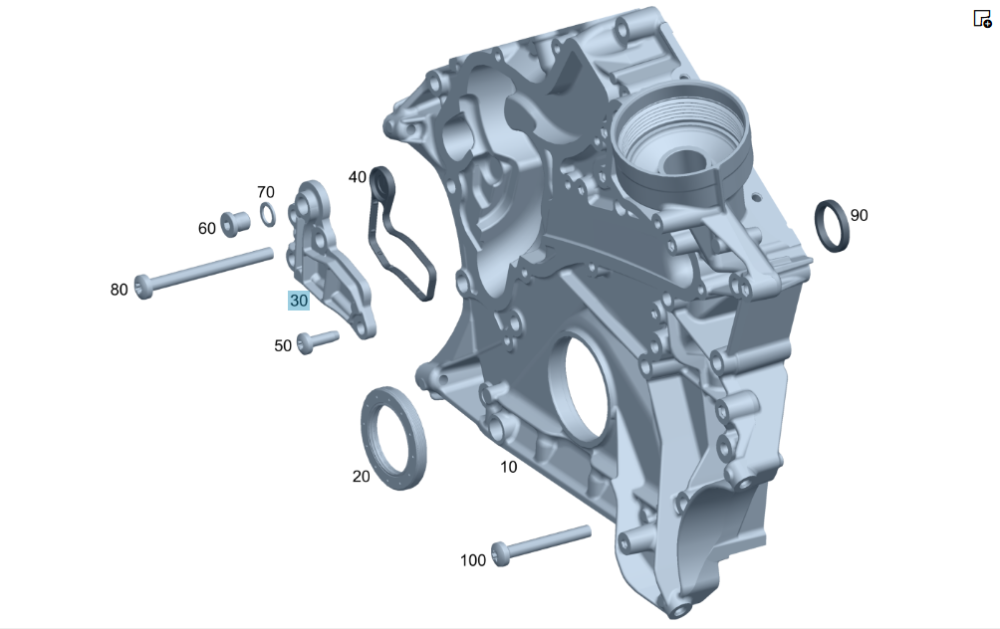 Mercedes-Benz  A2760150030 Кришка масляного каналу C-Class Cabrio A205 C-Class Estate S205 C-Class Coupe С205 C-Class W205 GLC X253 GLC Coupe C253 R-c Одеса - фото 2
