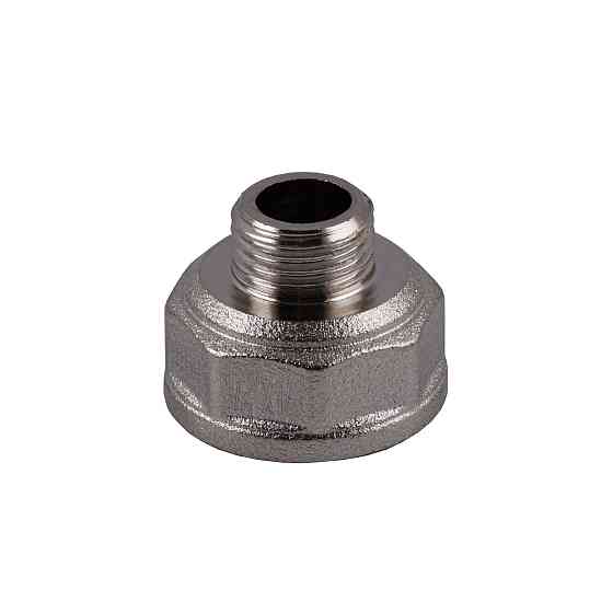 Перехідник редукційний 1/2″х1/4″ВЗ нікельований восьмигранний NK313O OPTIMUM Киев