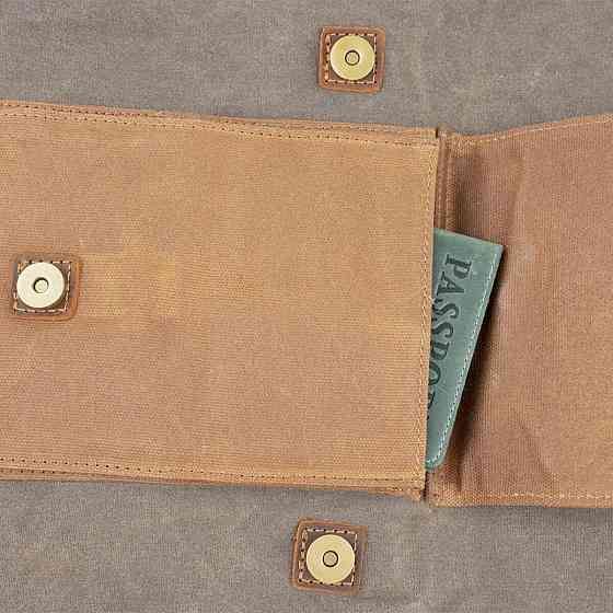 Рюкзак комбінований дорожній Vintage 20113 Сірий Київ