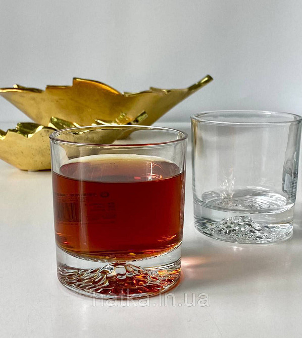 Набір склянок OLens "Фудзіяма" 250 мл 6 шт. низький прозорий для дому та ресторанів 102-698 Київ - фото 6