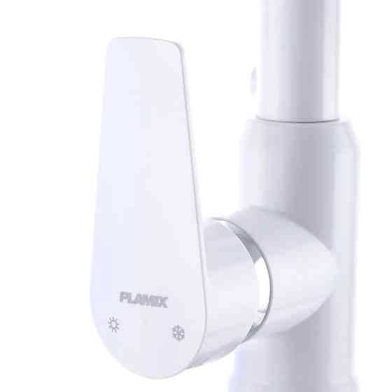 Змішувач для кухні Plamix Mario-017 White (з підведенням) (PM0608) Київ