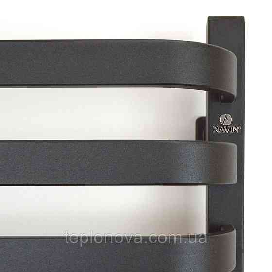 Сушарка для рушників електрична Navin Stugna 480х1200 Sensor ліва чорний муар Чернівці