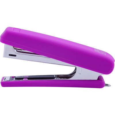 Степлер Buromax RUBBER TOUCH №10,12 листов 107х25х54 мм, фиолетовый (BM.4128-07) Винница - изображение 1