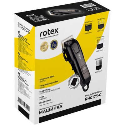 Машинка для стрижки Rotex RHC175-C ProLine Cordless Вінниця - фото 9
