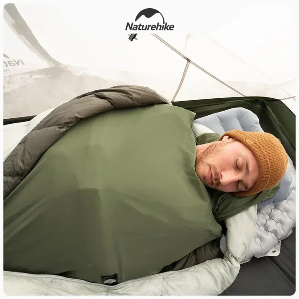 Підкладка для спального мішка Naturehike CNH22SD016, нейлон, сіро-блакитна Киев - изображение 4