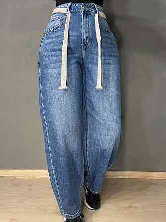 Джинси жіночі Vanver 2009 skater jeans банани з поясом сині, синій, 29, 29, 82 см, 113 см Київ