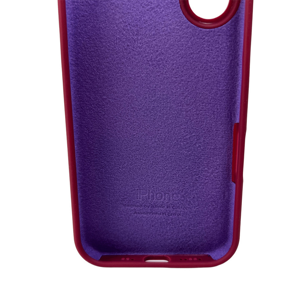 Чохол для смартфона Silicone Full Case AA Camera Protect for Apple iPhone 16 47,Plum Київ - фото 4