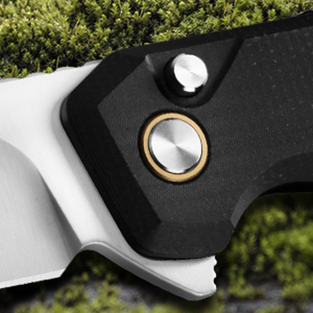 Ніж складаний туристичний Ruike P873-MB, (8.8 см)14C28N / G10 чорний Київ - фото 18