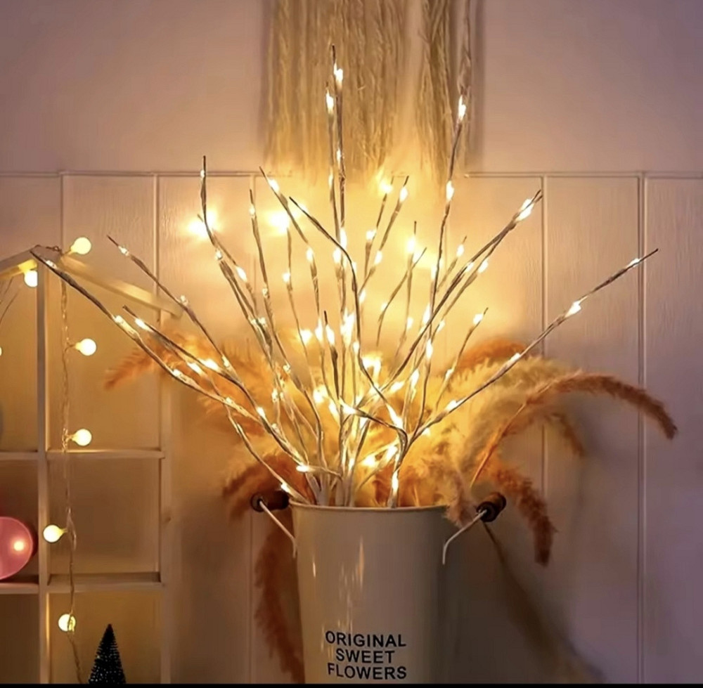 Світлодіодні гілочки LED на батарейках 3 шт Сміла - фото 6