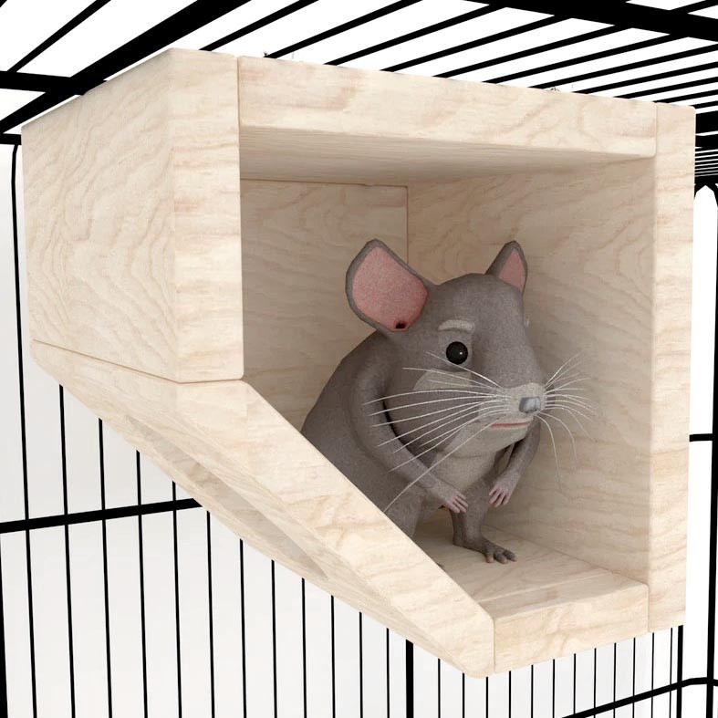 Домик для шиншиллы 