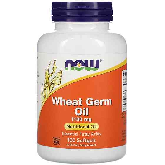 Олія зародків пшениці Now Foods Wheat Germ Oil 100 гел капс Київ