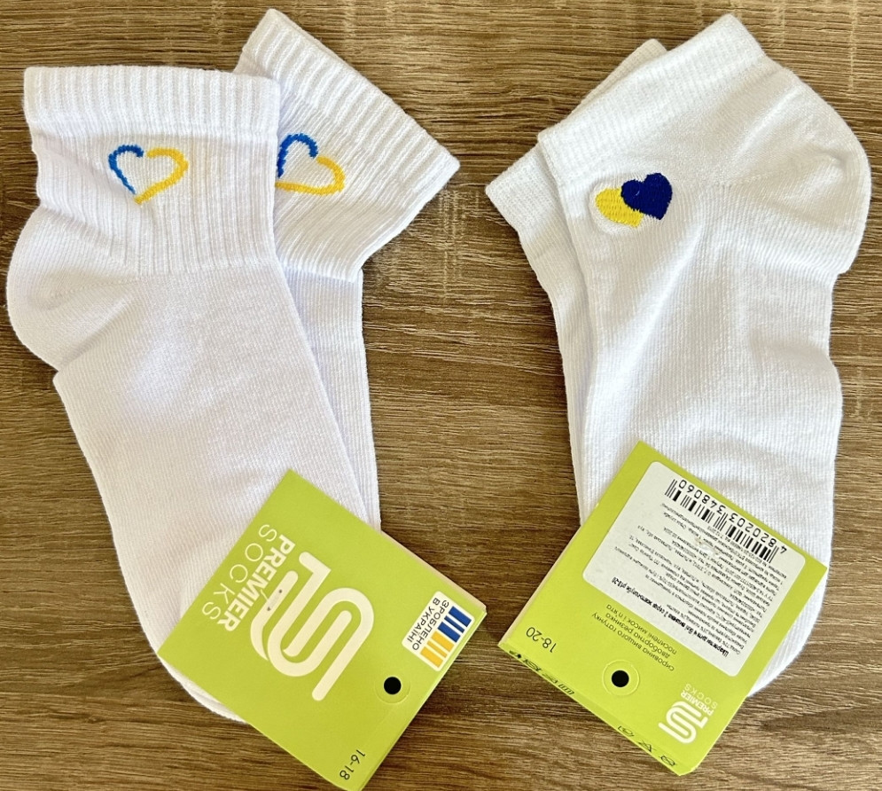 Носки белые для гимнастики,танцев,спорта 14-25см хлопок опт/розница Киев - изображение 6