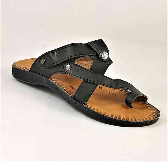 Мужские Шлёпанцы Тапочки Сланцы Вьетнамки Черные (размеры: 41,42,43,44,45) Днепр