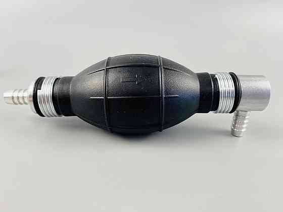 Ручний насос для перекачування рідини з клапаном масло-бензостійка гума алюмінієві наконечники d = 10 мм Мукачево