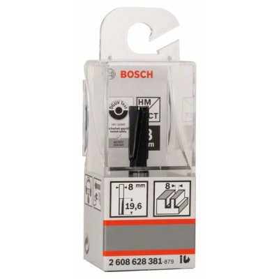 Фреза Bosch Professional пазовая с двумя лезвиями, Std, S8, D8, L20 (2.608.628.381) Винница - изображение 6