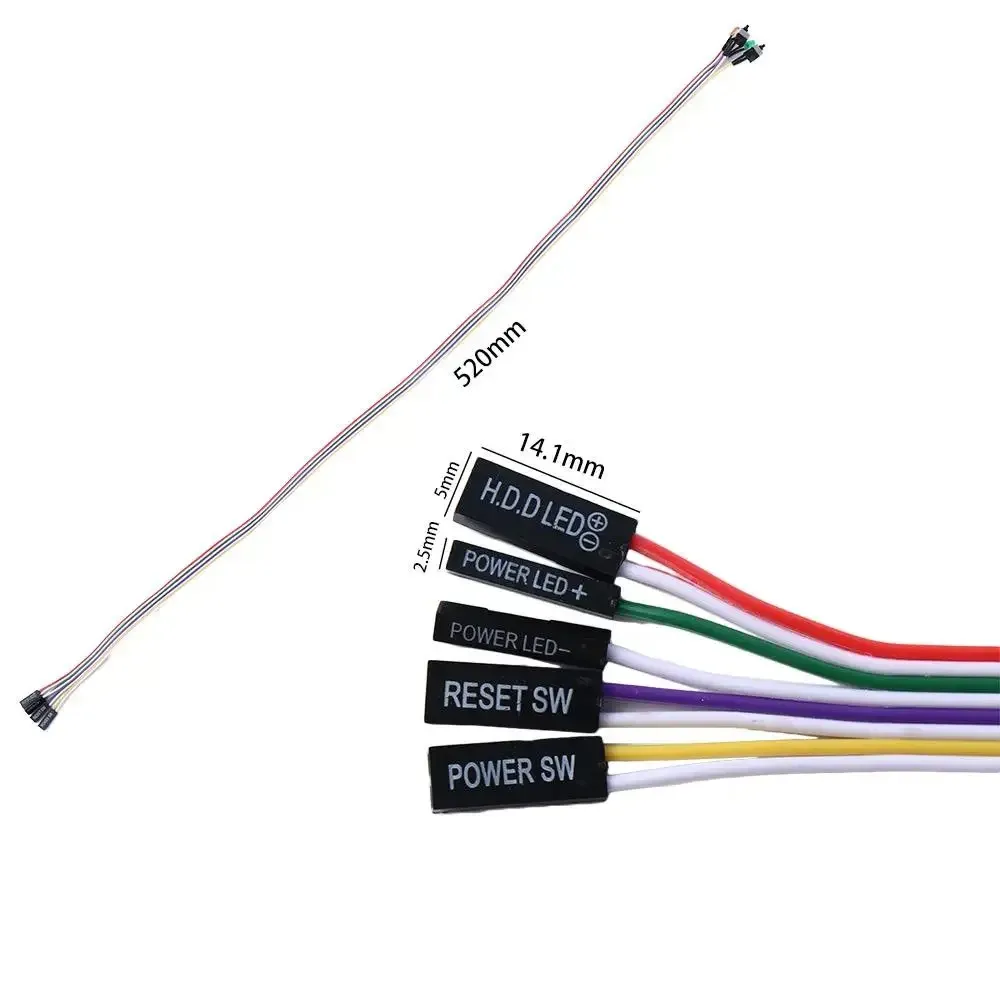 Кнопка питания и перезагрузки ПК с индикаторами 65 см Киев - изображение 2