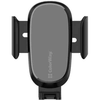 Універсальний автотримач ColorWay Air Vent Car Wireless Charger 15W Black (CW-CHAW038Q-BK) Вінниця