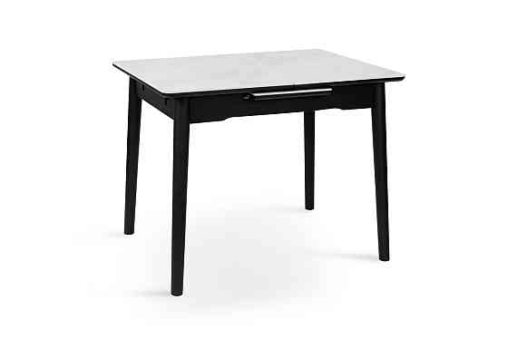 Стіл Нептун 95/125*70 чорний/керам бетон Київ