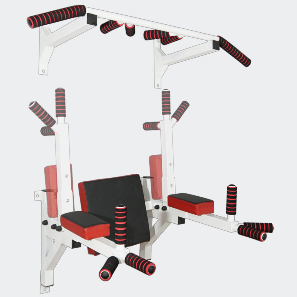 Комплект турнік бруси і прес настінні підйомні складні для дому Київ - фото 3