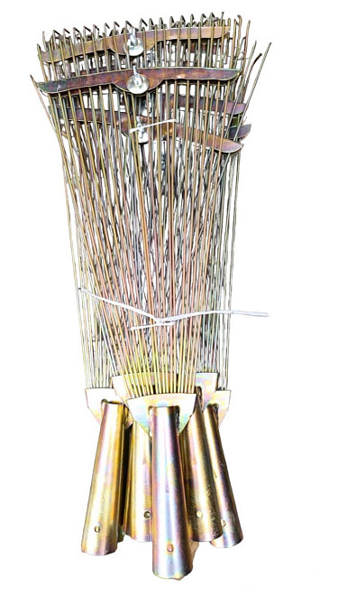 Граблі віялові золото проварені (гарттовані) Харків - фото 3