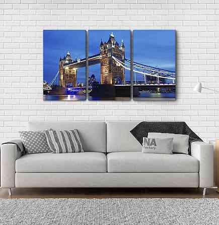 Модульна картина Міст Лондон Art-52_3А Київ
