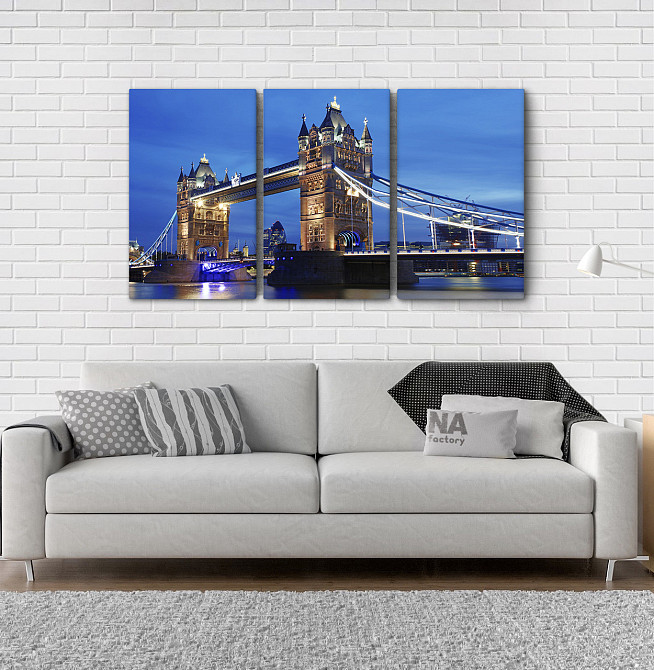 Модульна картина Міст Лондон Art-52_3А Київ - фото 2