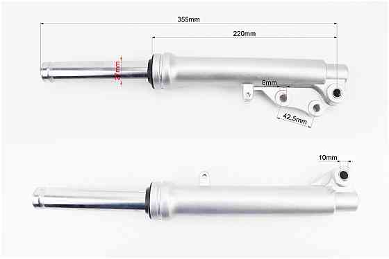 Амортизатор передній (пір'я), к-кт 2шт (диск. гальмо) 355мм Киев
