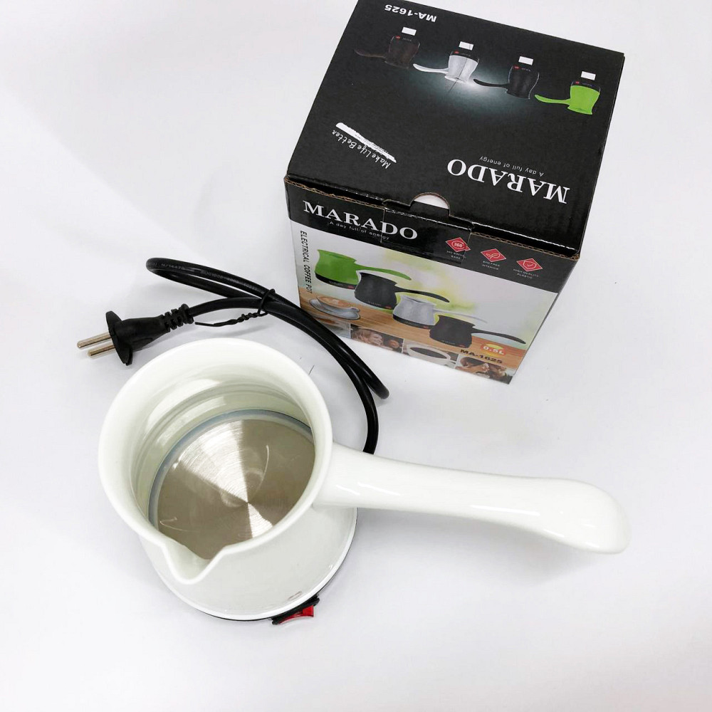 Електротурка з автовідключенням при закипанні Marado MA-1625, Сучасна електрична турка для кави NG-35 Львів - фото 11