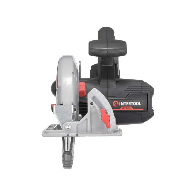 Пила дискова акумуляторна INTERTOOL WT-0371,20 В, 4500 об/хв, кут 90°-45°, диск 190×20 мм, без ЗП та АКБ - працює без мережі Львів - фото 5