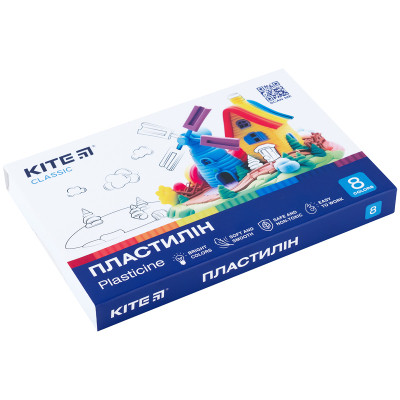 Пластилін Kite Classic, 8 кольорів, 160 г (K-082) Вінниця - фото 2