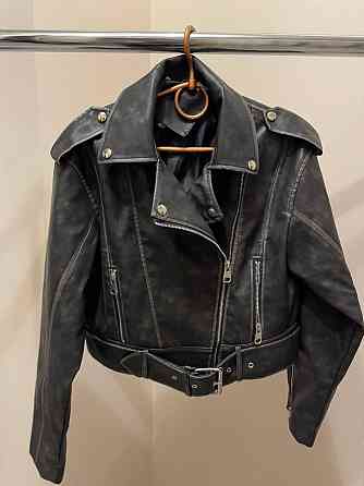 Куртка косуха жіноча весна/осінь Чорний S Харків