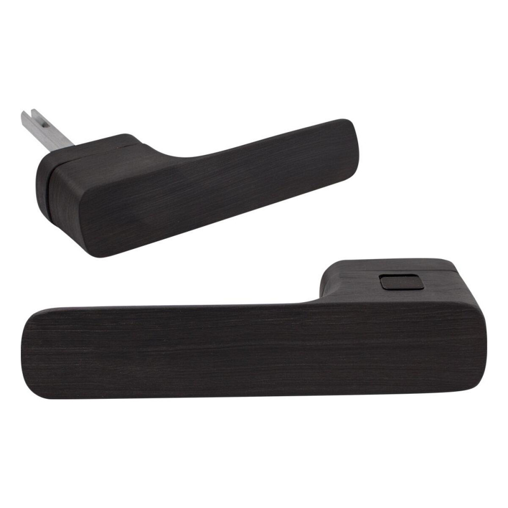 Дверная ручка на розетке M&T Minimal2.0 147957 Left Cr-K черный брошюрован, в комплекте с WC Киев - изображение 2