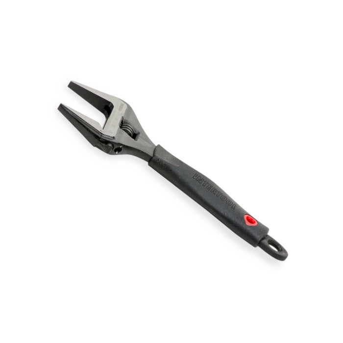 Ключ разводной 150 мм резиновая ручка, узкая головка, удлиненные губки, увеличенный захват 0-34мм Мукачево - изображение 2