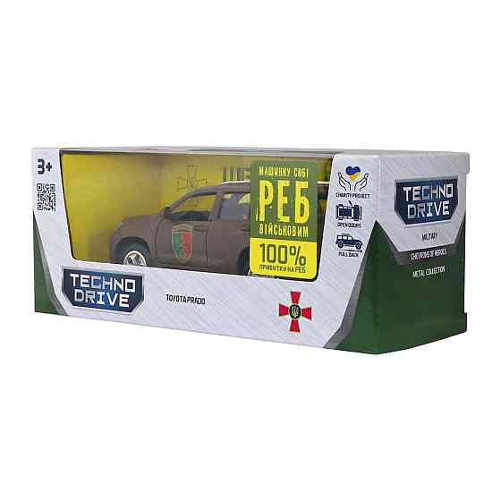 Автомодель серії Шеврони Героїв - Toyota Prado - 24 ОМБр Дніпро