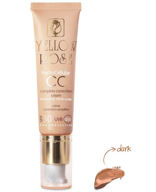 Сонцезахисний крем CC з SPF 30 Hydra cellular CC cream SPF 30 Yelow rose 30 мл Dark Дніпро - фото 1