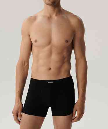 Трусы мужские шорты черные Basic Atlantic 3BMH-007 L Киев