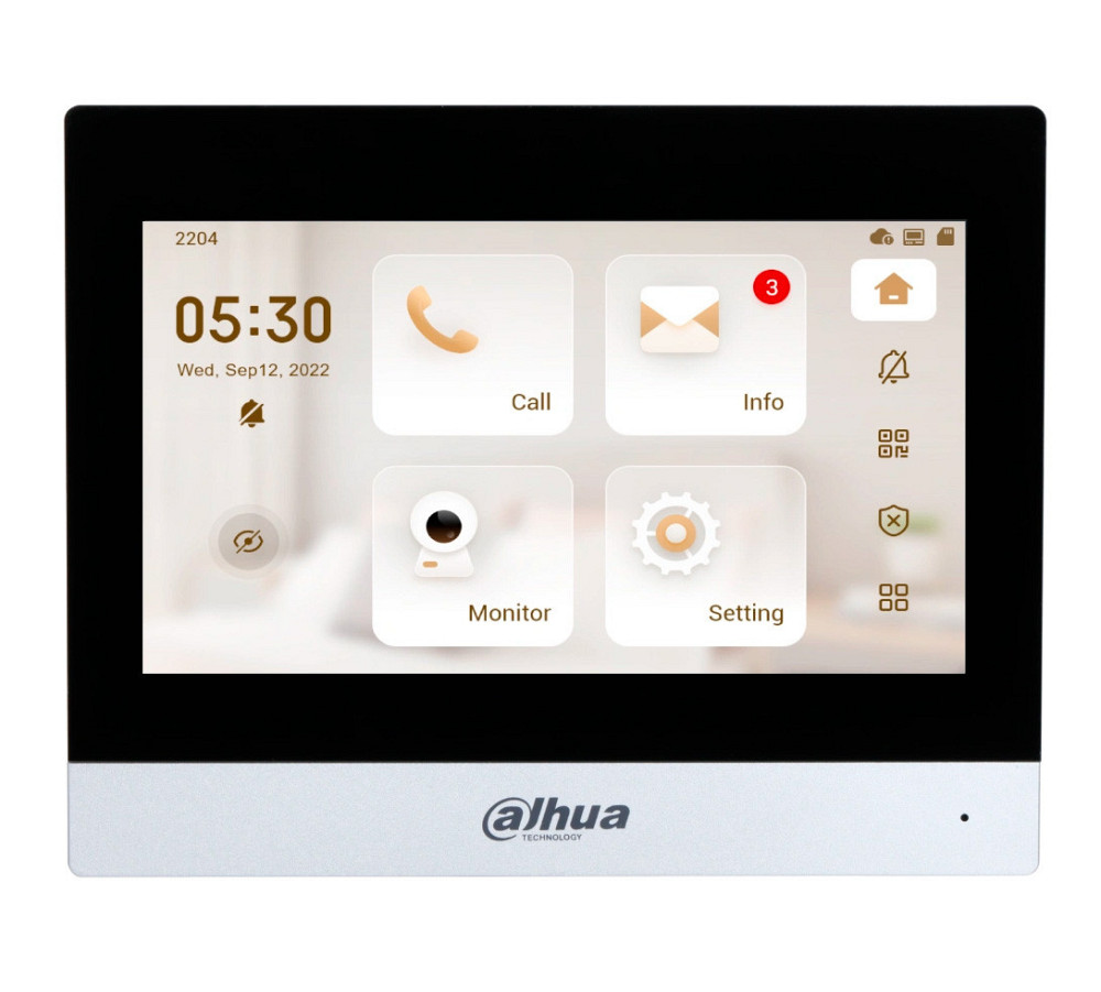 Відеодомофон Dahua DHI-VTH8621KMS-WP 7" дюймів Wi-Fi Київ - фото 4