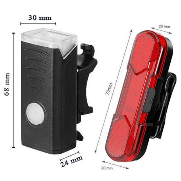 Велосипедний ліхтар на батарейках BSK-HY027-XPG, Мигалка з поворотниками для велосипеда SU-97 Івано-Франківськ - фото 4