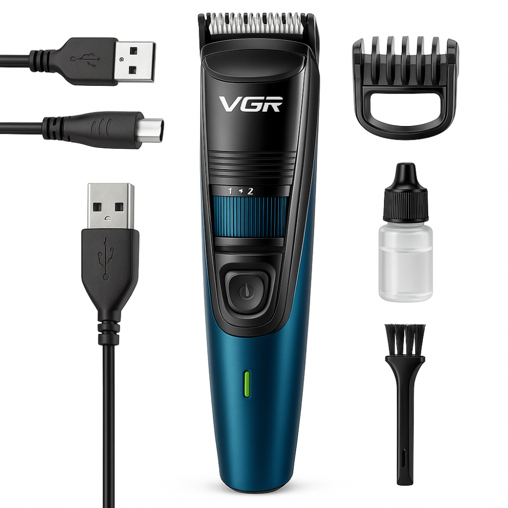 Електромашинка для стрижки, Подстригательная машинка, Машинка для стрижки волос мощная BH-24 Львов - изображение 16