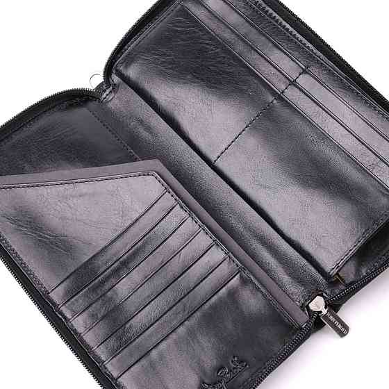 Мужской клатч на одно отделение из гладкой натуральной кожи Tony Perotti 20860_1 (9770 nero) Черный Киев