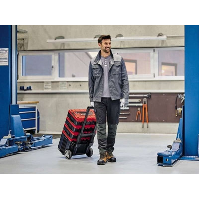 Ящик для инструментов Einhell E-Case L с колесами, до 120кг, колеса 15см (4540014) Винница - изображение 7