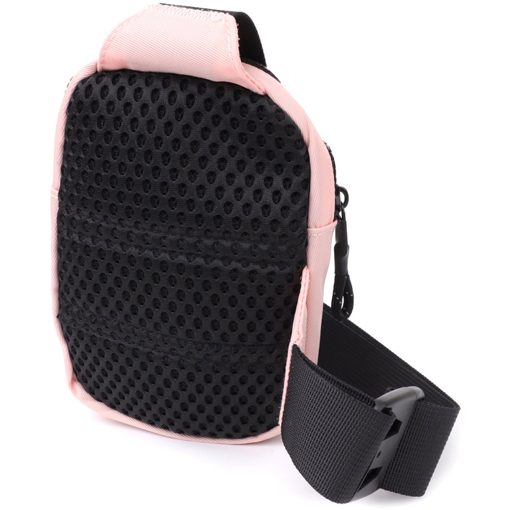 Жіноча слінг сумка для подорожей з якісного текстилю Vintage sale_15154 Рожевий Київ - фото 2