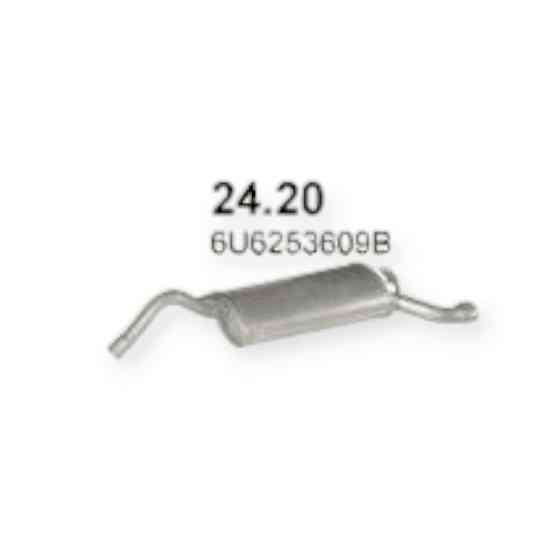 Глушитель Felicia 1.6 Hatchback POLMOSTROW Skoda Мукачево