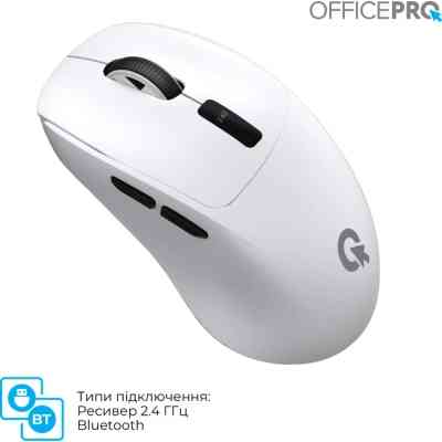 Мишка OfficePro M398W Wireless/Bluetooth White (M398W) Вінниця