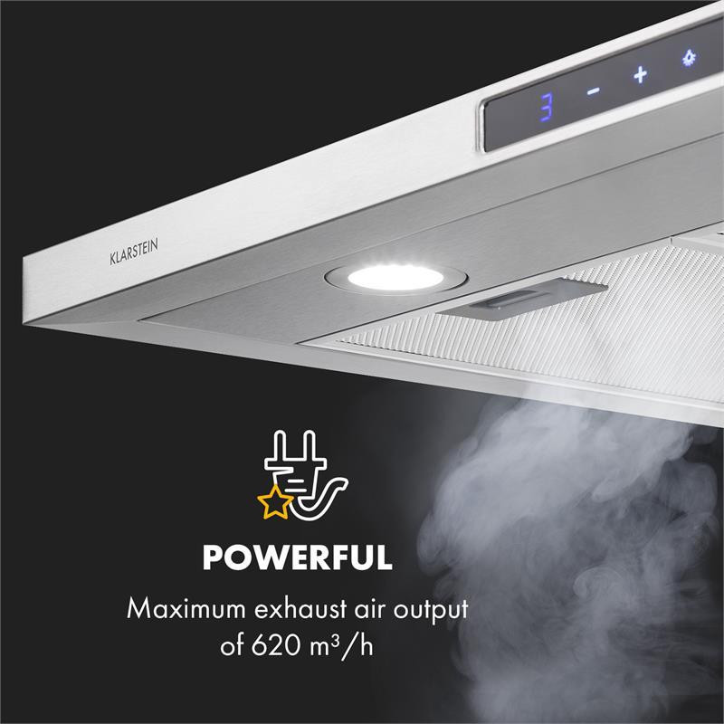 Витяжка Eliana 90 см пірамідальна конструкція 620 м3/год 2 світлодіодні лампи з неіржавкої сталі (Німеччина, Рівне - фото 5