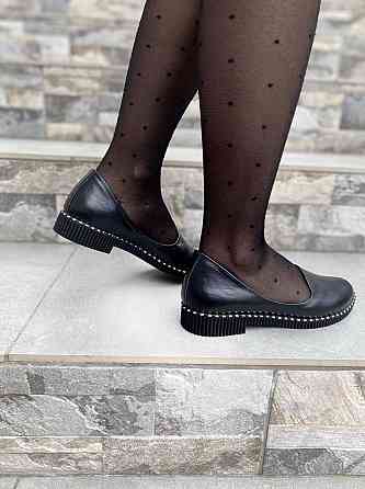 Lexi Балетки жіночі Lexi 2039 чорні (весна-осінь, шкіра натуральна) (2667) тільки 36р.і 40р. Коломыя